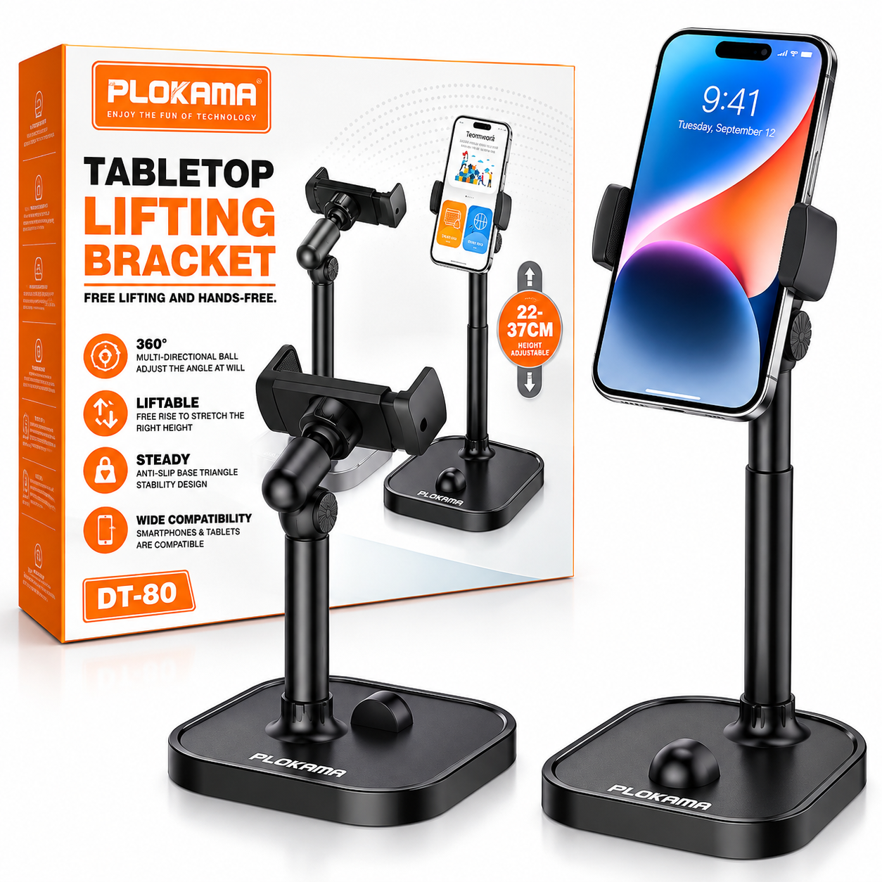 ChatGPT Image Sep 24, 2026, 12_09_49 PM PLOKAMA DT80 Phone Stand Holder - Image 1