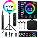 Ring Light MJ-18 RGB LED with 6 Ft Stand